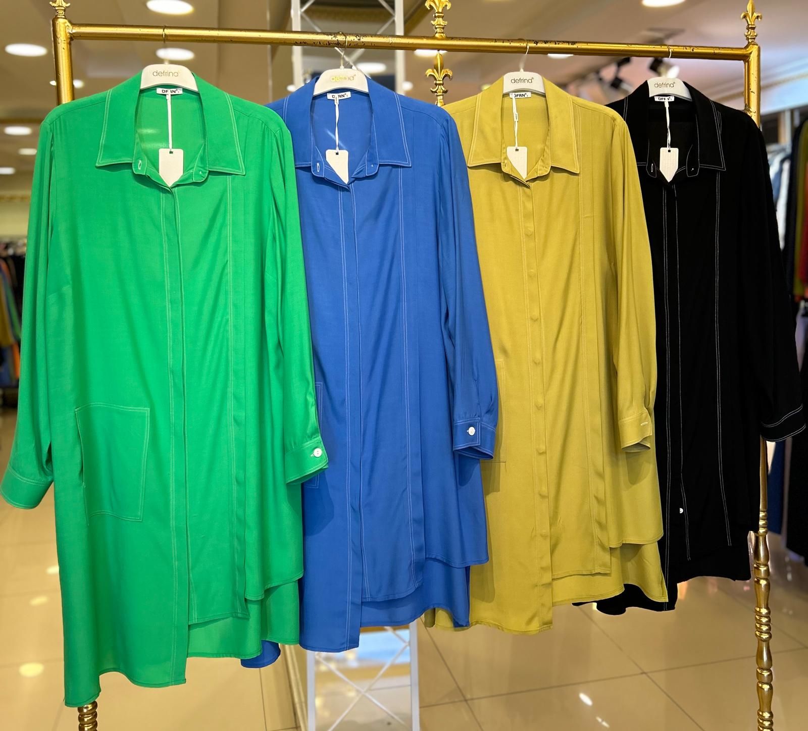 CEP DETAYLI ASİMETRİK VİSCON TUNİK