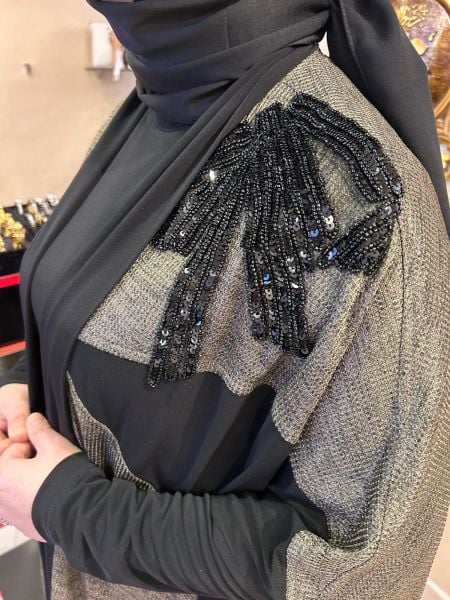 BONCUK İŞLEMELİ YELEK, TUNİK VE PANTOLON TAKIM/NURCAN ÇETİN