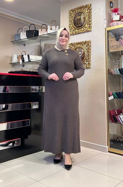 YAKA DTY. TRİKO ELBİSE/GHISA