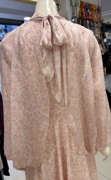 ﻿BALON KOLLU TÜL DETAYLI ŞIK ELBİSE/SEÇİL