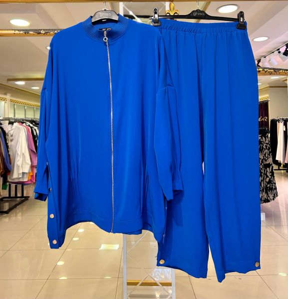 GHİSA FERMUARLI CEKET PANTOLON TAKIM