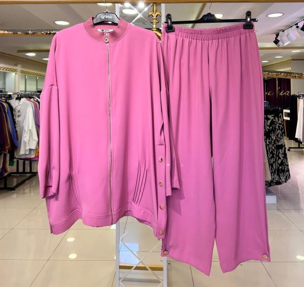 GHİSA FERMUARLI CEKET PANTOLON TAKIM