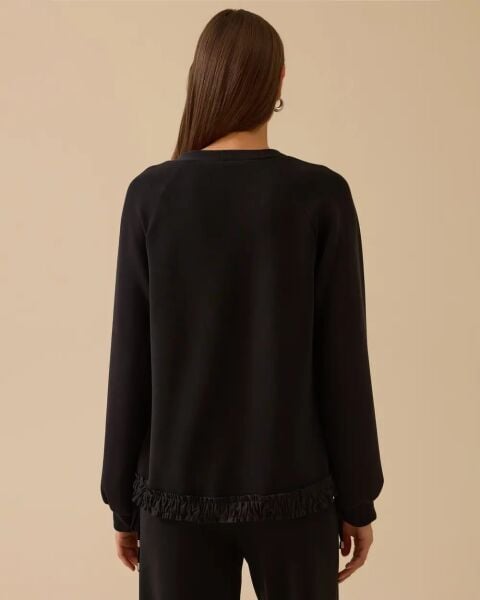 OMUZ TAŞLI FIRFIR BAĞCIKLI SWEATSHIRT 0004 /SEÇİL