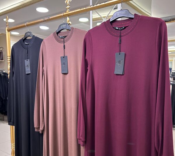 UZUN KOLLU İÇLİK ELBİSE/GHISA