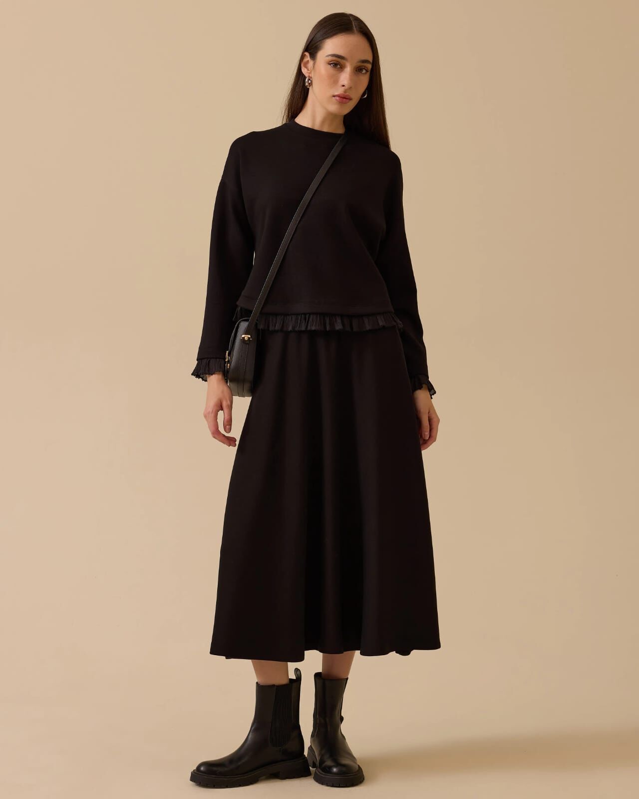 FIRFIR DTY. SWEAT VE KLOŞ ETEK TAKIM 1011-1004 /SEÇİL