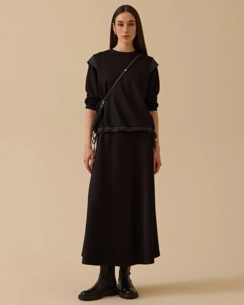 ÇİZGİ DTY. SWEAT VE BASIC ETEK TAKIM 1017-1009 /SEÇİL