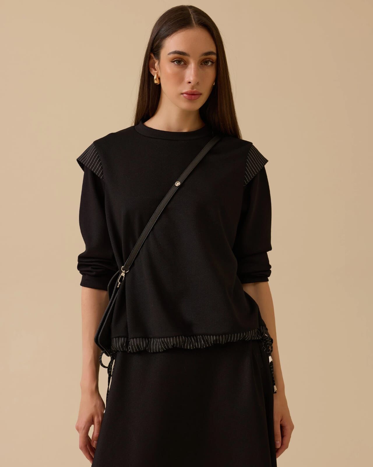 ÇİZGİ DTY. SWEAT VE BASIC ETEK TAKIM 1017-1009 /SEÇİL