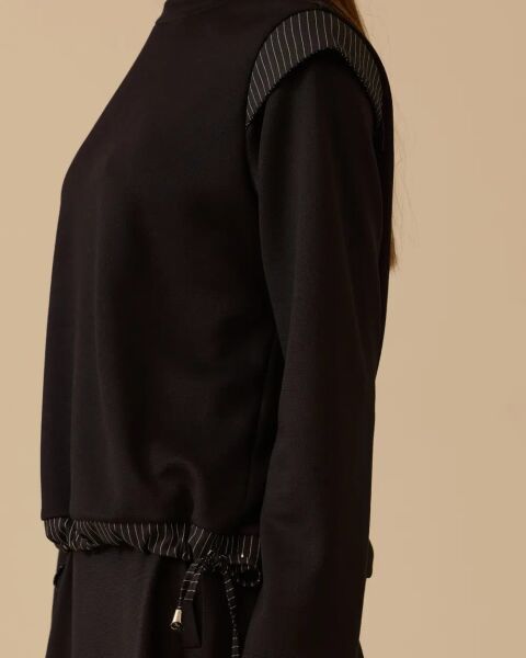 ÇİZGİ DTY. SWEAT VE BASIC ETEK TAKIM 1017-1009 /SEÇİL