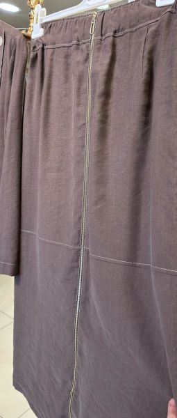 DÜĞME DETAYLI TENSEL KUMAŞ ETEKLİ TAKIM/DEFRİNA