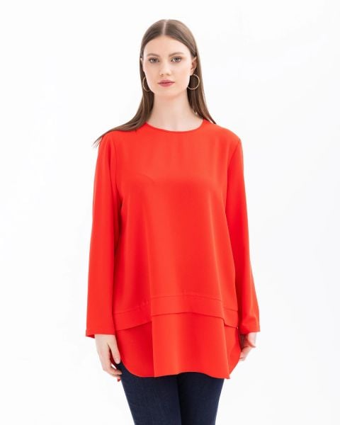 BÜYÜK BEDEN UZUN KOLLU TUNİK