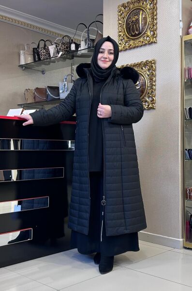 FERMUARLI CEP DTY. KAPÜŞONU KÜRKLÜ MONT /TRENÇ