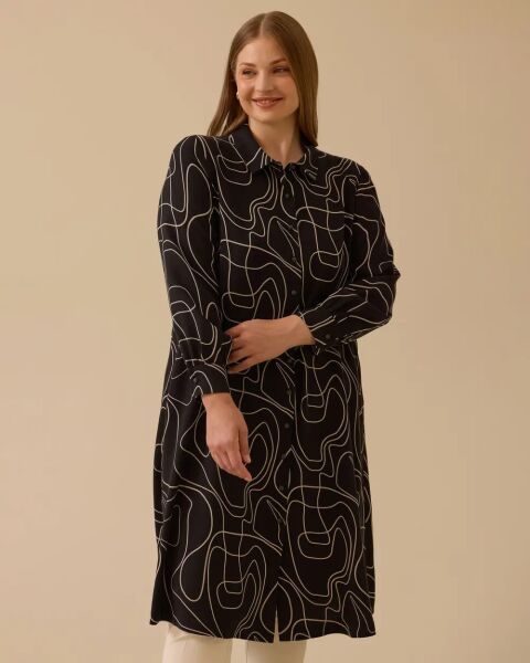 B. BEDEN DESENLİ UZUN TUNİK 4006 /SEÇİL