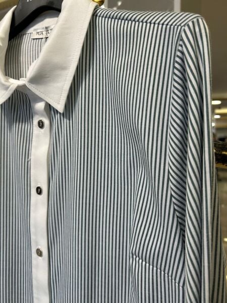 TAŞ VE İNCİ DTY. ÇİZGİLİ PAMUKLU GÖMLEK /FUAT GÜRŞEN