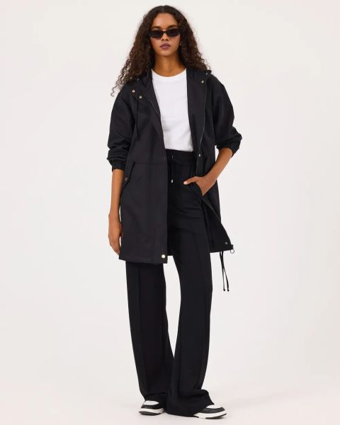 KAPÜŞONLU CEPLİ YIRTMAÇ DTY. TRENÇ /SEÇİL