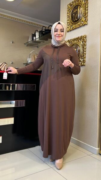 PARAŞÜT KUMAŞ VE İP DTY. BAMBU KUMAŞ ELBİSE /NURCAN ÇETİN