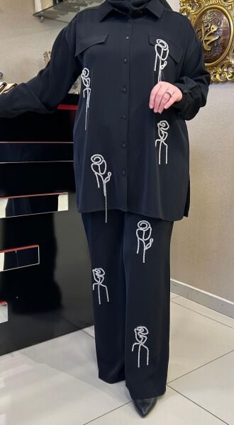 TAŞ İŞLEMELİ DİLAY TAKIM/ MÜSEMMA