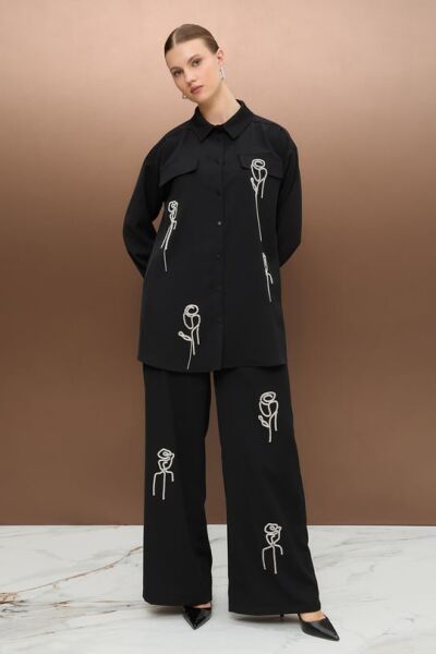 TAŞ İŞLEMELİ DİLAY TAKIM/ MÜSEMMA