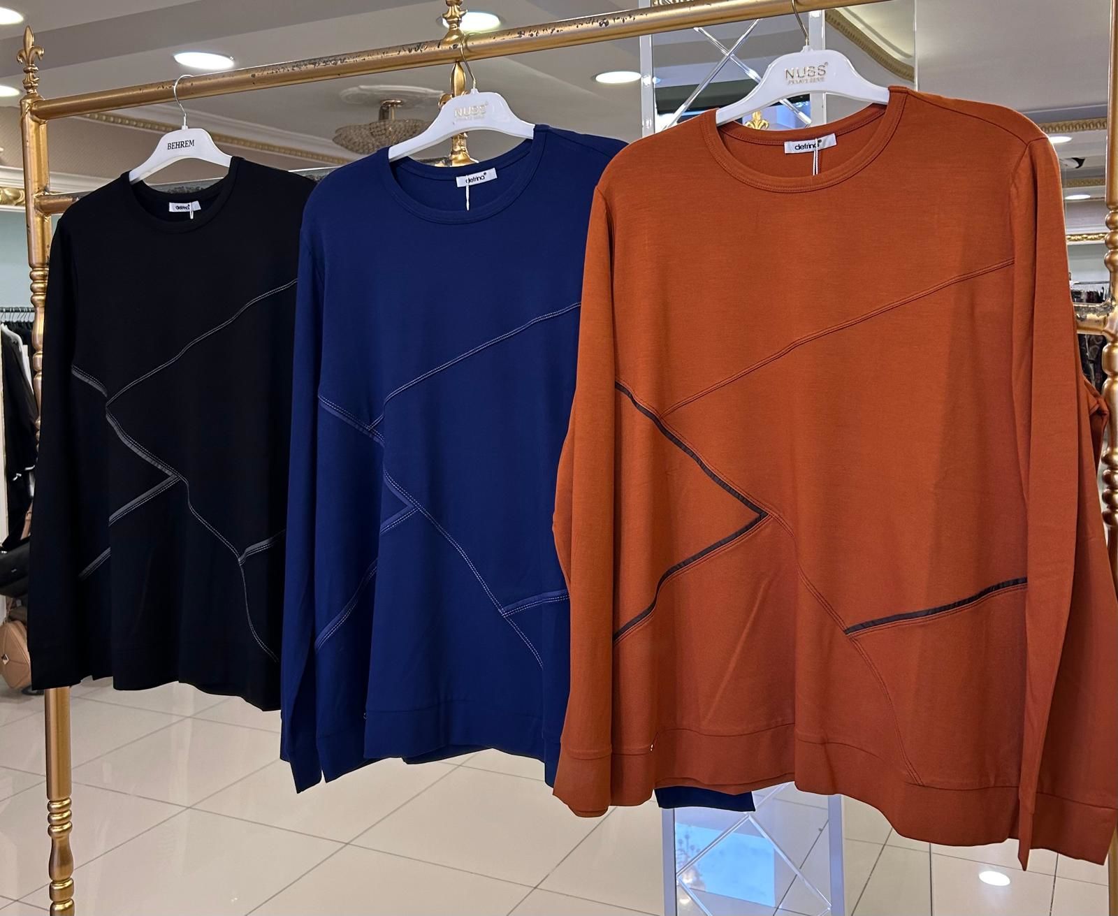 DİKİŞ DETAYLI MODAL PENYE BLUZ/DEFRİNA