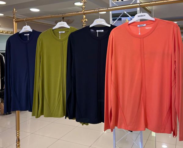 ÖNÜ ŞERİT DTY. MODAL PENYE BLUZ/DEFRİNA