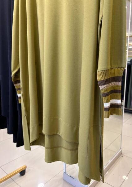 REGLAN KOL DTY. KRİSTAL PENYE TUNİK/TIĞTRİKO