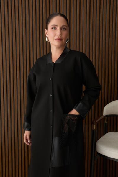 DERİ GARNİLİ PATCHWORK DTY. ALİN KAP /MÜSEMMA