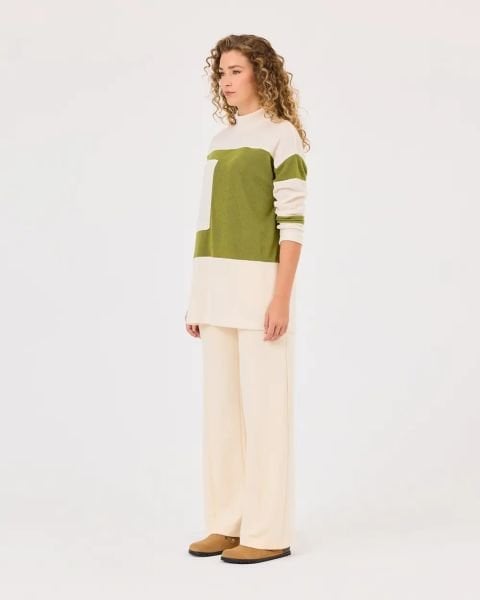 DİK YAKALI TRİKO TUNİK/SEÇİL