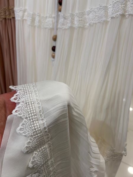 GÜPÜR VE BONCUK  DTY. ŞİFON ETEK/GLARE