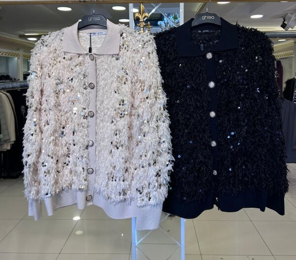 PUL İŞLEMELİ YÜNLÜ KUMAŞ HIRKA/ GHISA