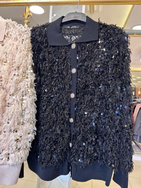 PUL İŞLEMELİ YÜNLÜ KUMAŞ HIRKA/ GHISA