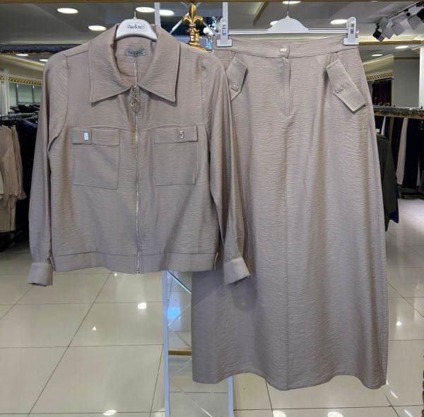 FERMUAR VE DÜĞME DTY. ETEKLİ TAKIM/DUA&MISS