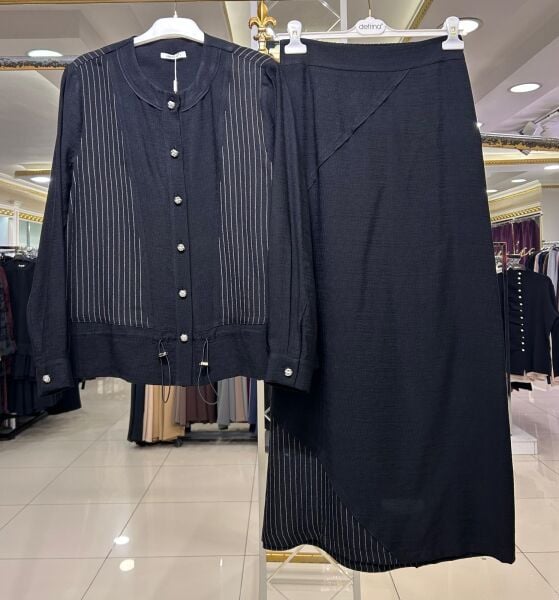 ÇİZGİ DTY. VISKON ETEKLİ TAKIM/ DEFRİNA