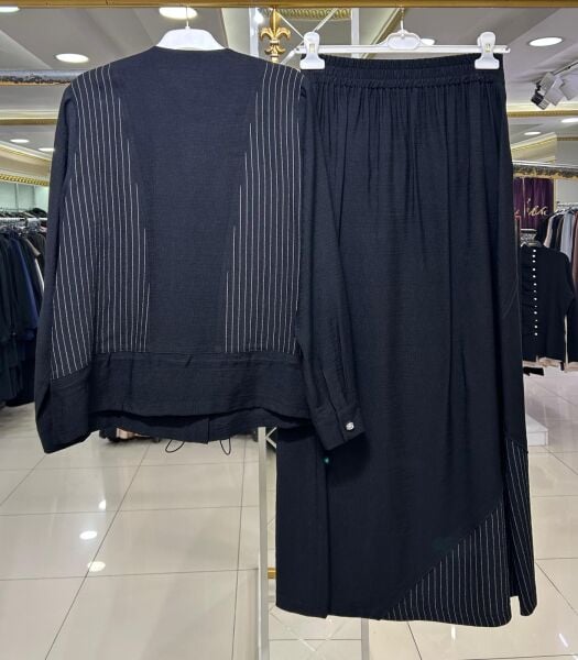 ÇİZGİ DTY. VISKON ETEKLİ TAKIM/ DEFRİNA