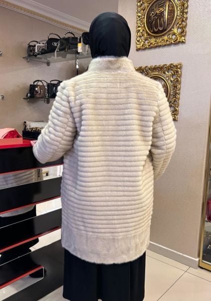 ENİNE ÇİZGİLİ KÜRK KABAN/TIĞTRİKO