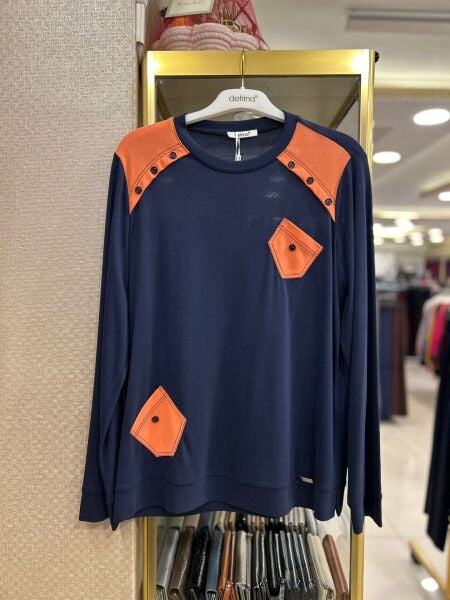 MİNİ CEP DETAYLI MODAL BLUZ / DEFRİNA 