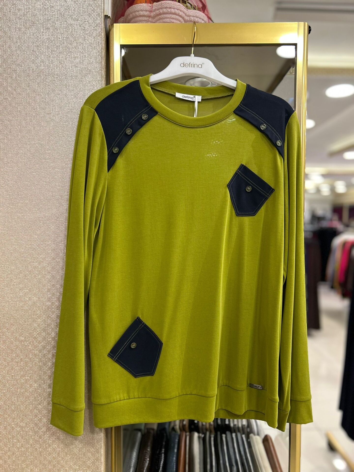 MİNİ CEP DETAYLI MODAL BLUZ / DEFRİNA 