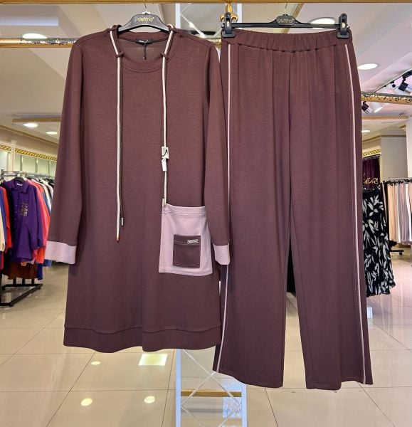 ÇİFT BAĞCIK DTY. PANTOLONLU TAKIM/DEFRİNA