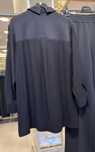 ÖNÜ TAŞ İŞLEMELİ ÇİFT KUMAŞLI PANTOLON TAKIM 1013-1017/SEÇİL