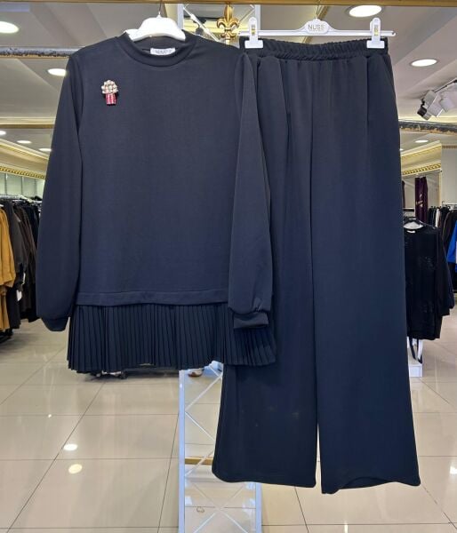 TUNİK UCU PİLİSE DTY. MODAL TAKIM/ NUSS