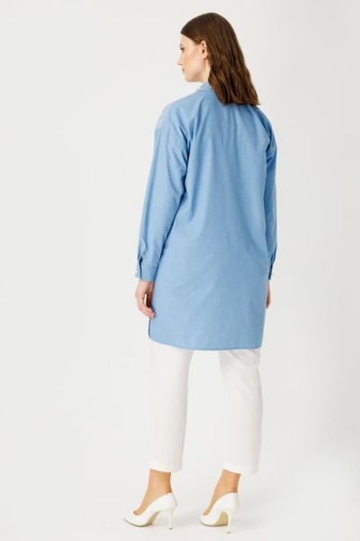 Müsemma Büyük Beden Ebrar Gömlek