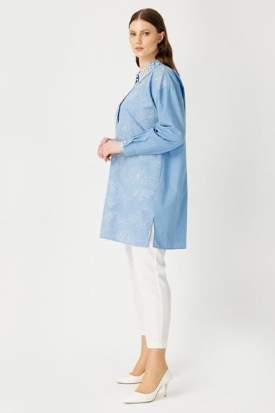 Müsemma Büyük Beden Ebrar Gömlek