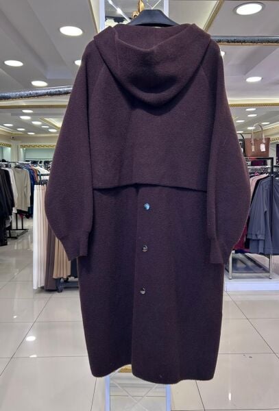 KAPÜŞONLU YUMOŞ KEÇE KABAN / GHISA