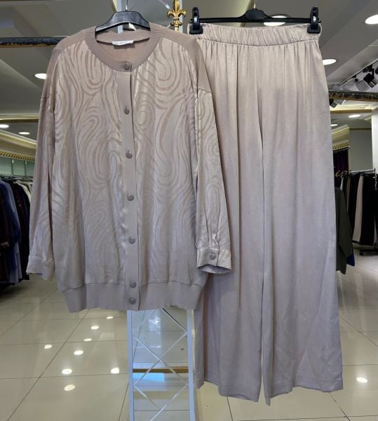 İPEK CUPRA VE MERSERİZE BİRLEŞİMLİ 3'LÜ TAKIM/TIĞTRİKO