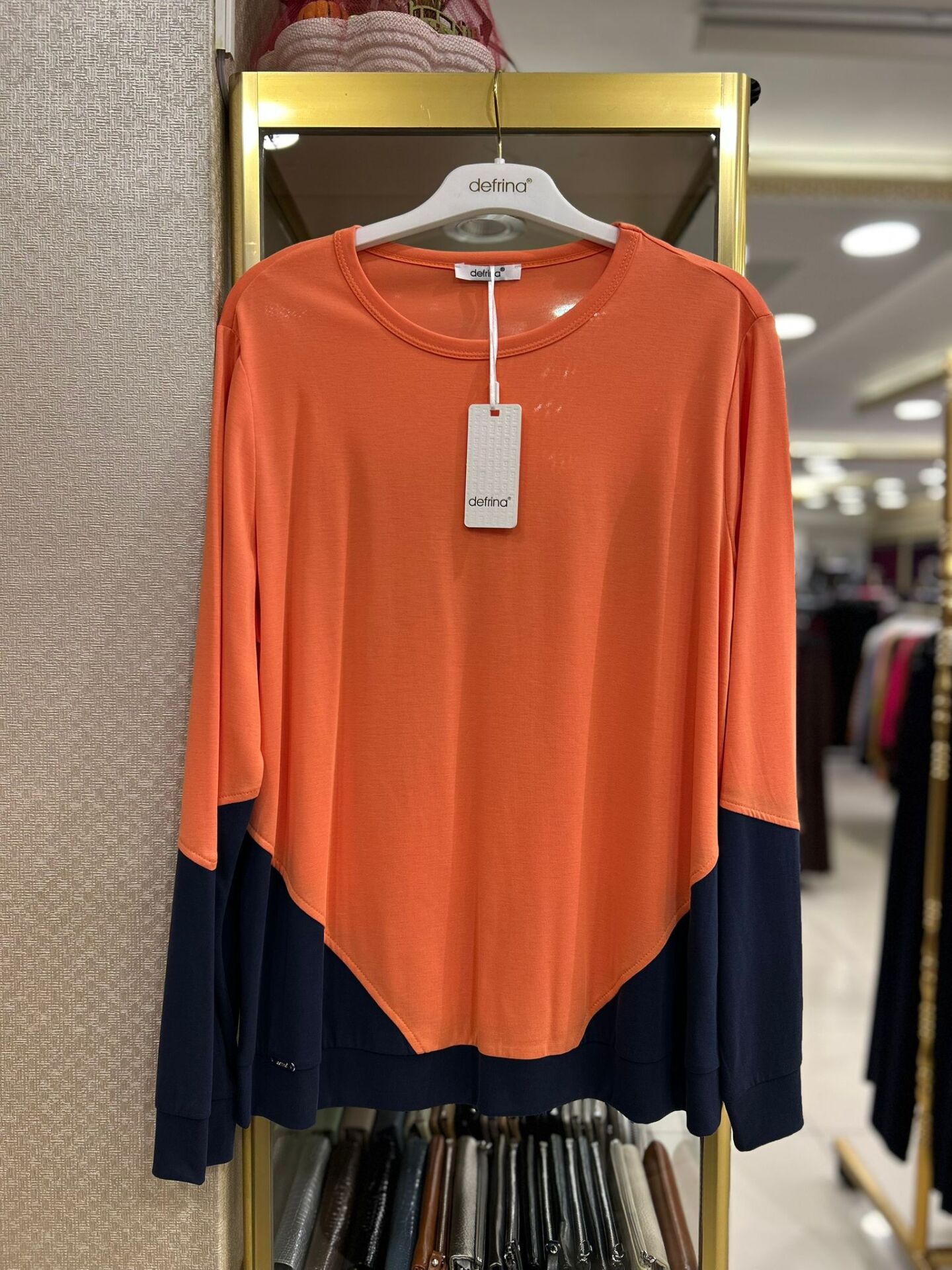 ÇİFT RENKLİ MODAL BLUZ / DEFRİNA 