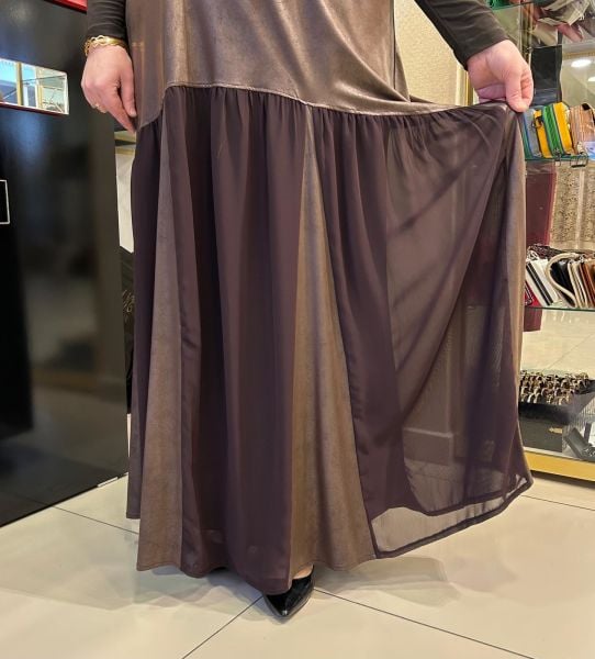 ﻿İÇLİK ELBİSE VE SÜVETERLİ TAKIM/NURCAN ÇETİN