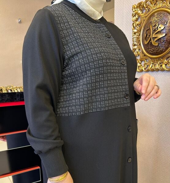 SİM DTY. DÜĞMELİ UZUN CEKET/DEFRİNA