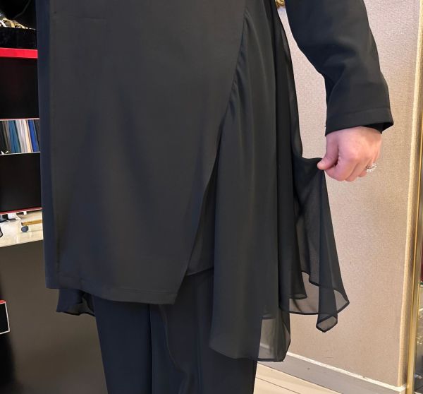 ŞİFON DTY. KREP KUMAŞ ÜÇLÜ TAKIM/MÜSEMMA