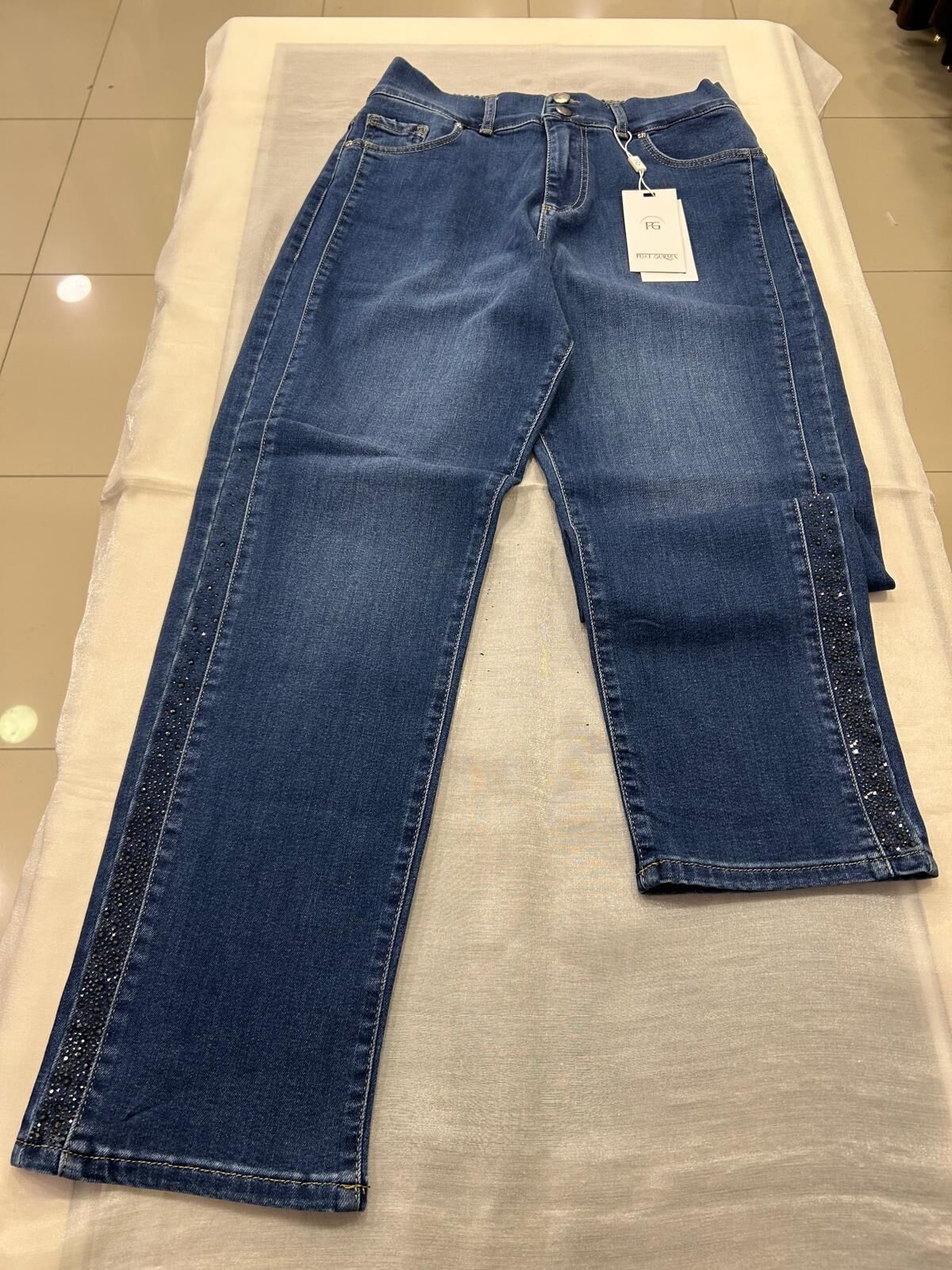 PAÇASI TAŞ DTY. LİKRALI KOT PANTOLON /FUAT GÜRŞEN