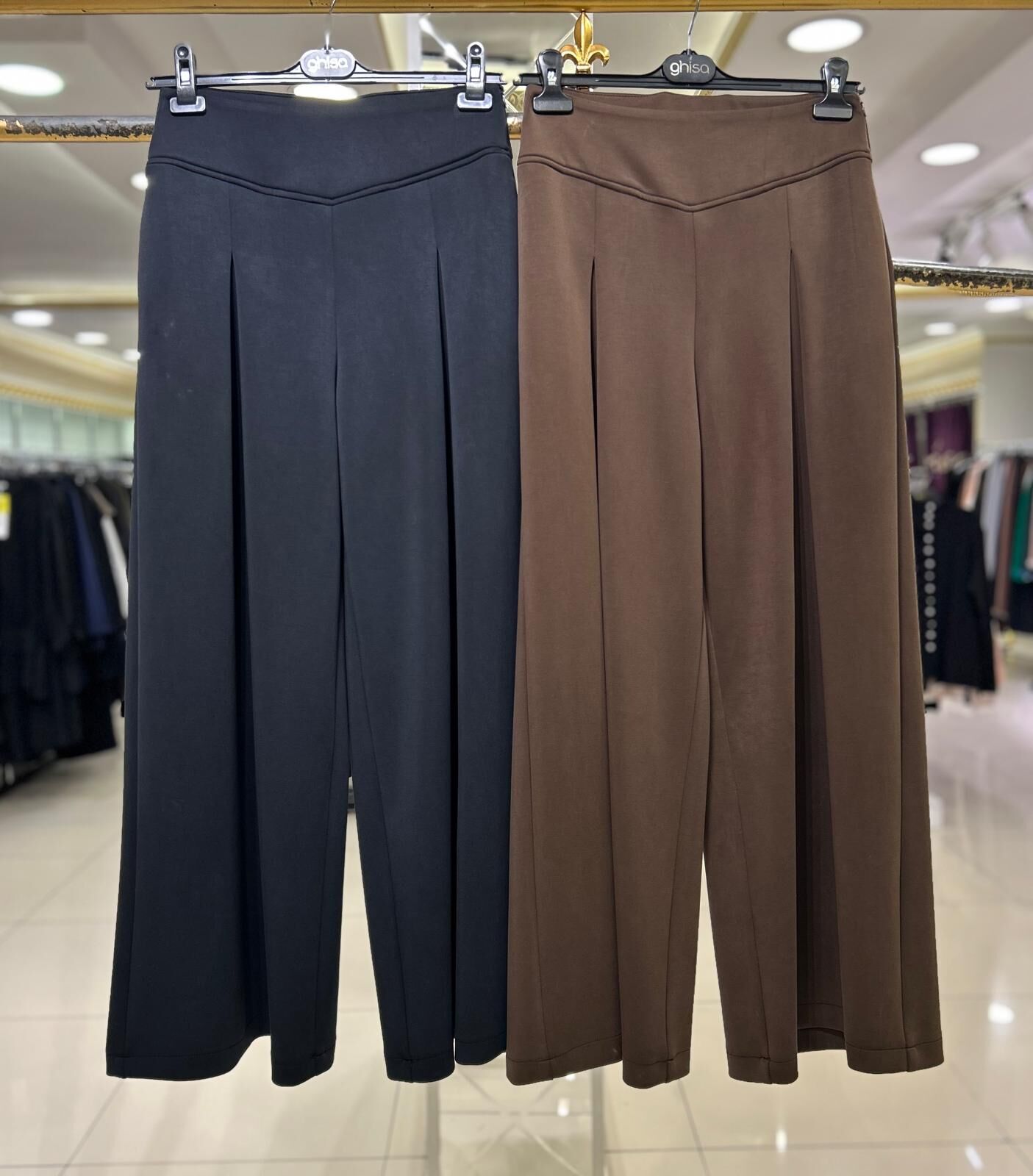 PİLE DTY. BOL PAÇA MODAL PANTOLON /GHISA