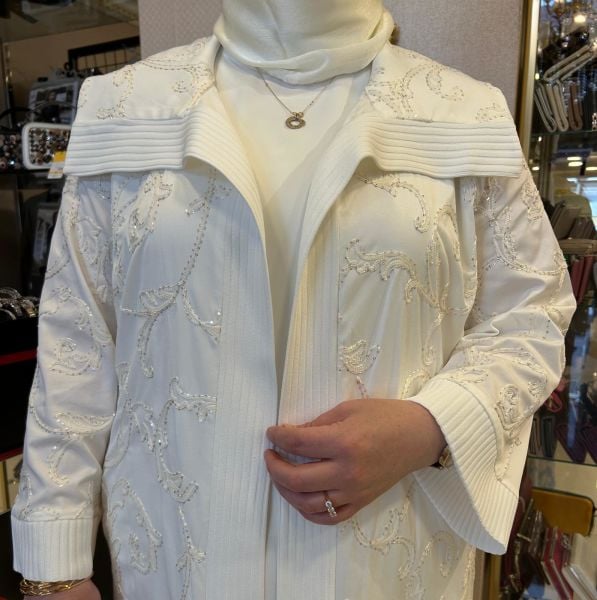 ﻿ÜZERİ NAKIŞ VE PUL İŞLEMELİ CEKET/NUSS