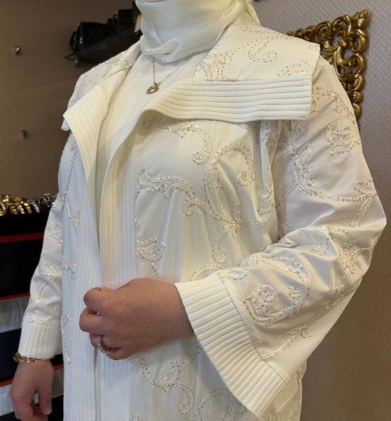 ÜZERİ NAKIŞ VE PUL İŞLEMELİ CEKET/NUSS